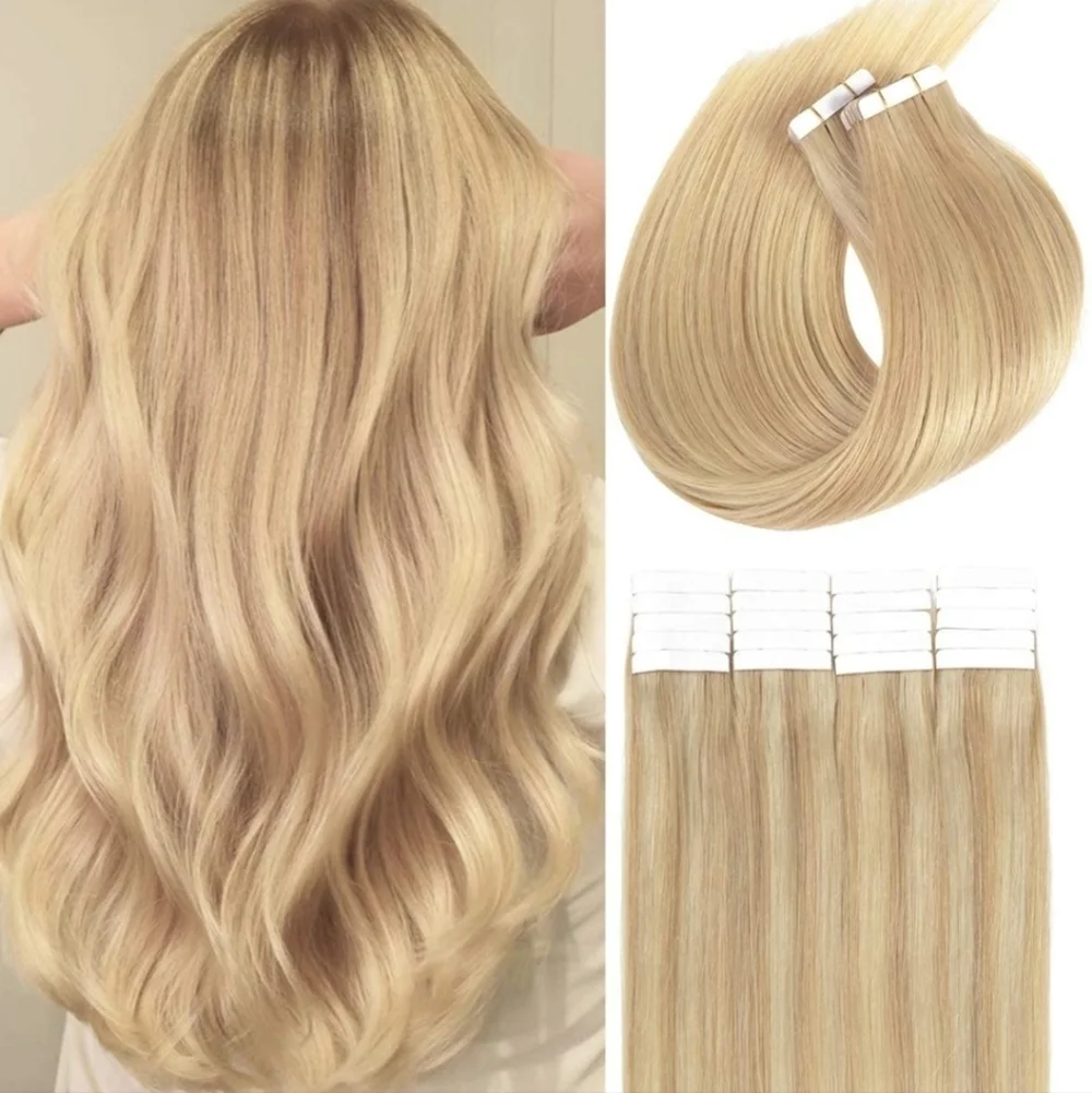 TapeIn Human Hair Extensions PreTaped 22inches NWT